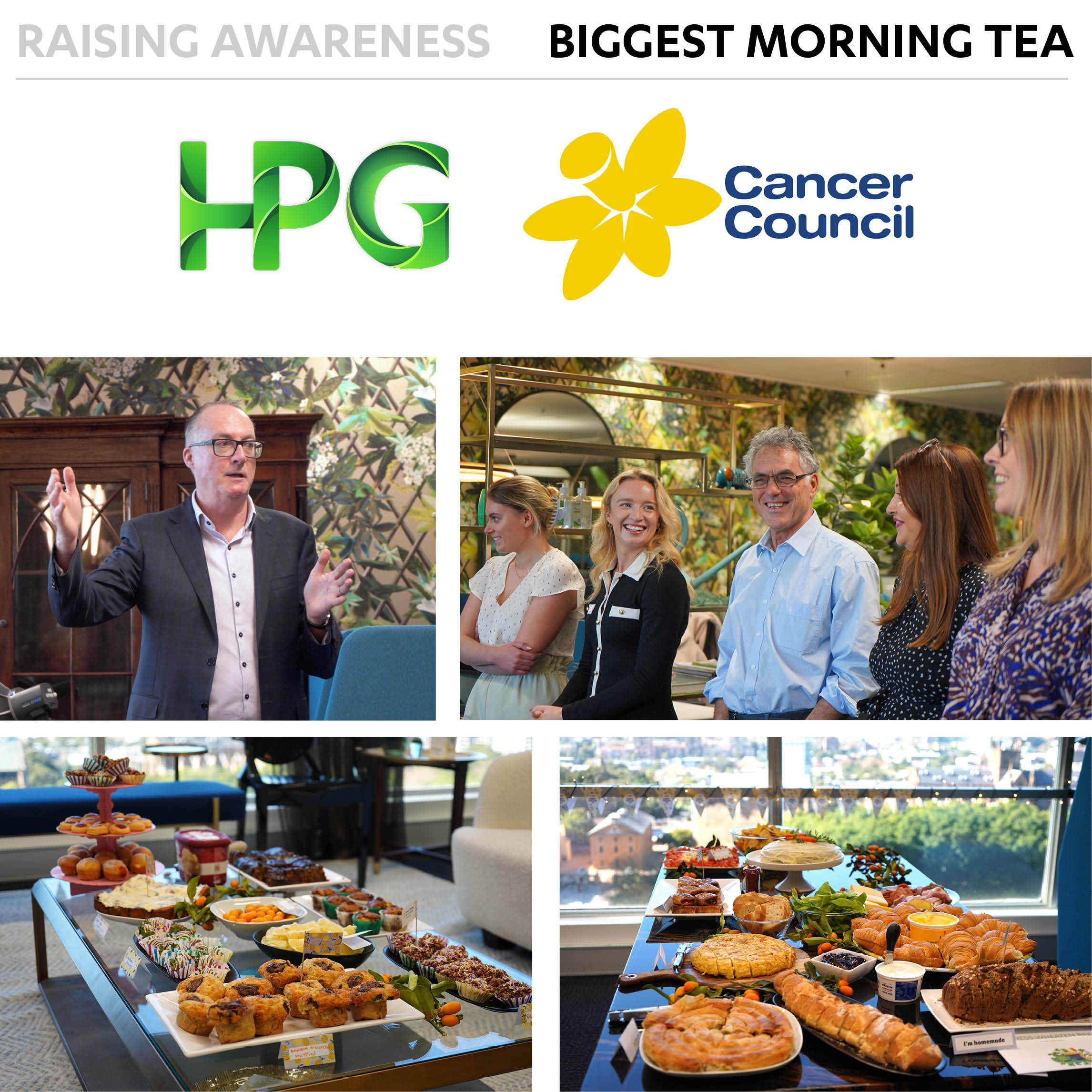 Blog cover about HPG internal event - Biggest Morning Tea